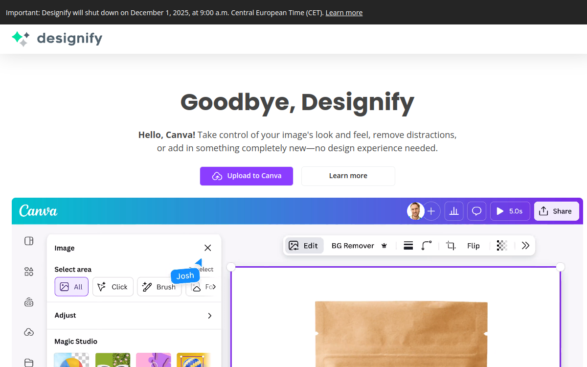 Designify screenshot