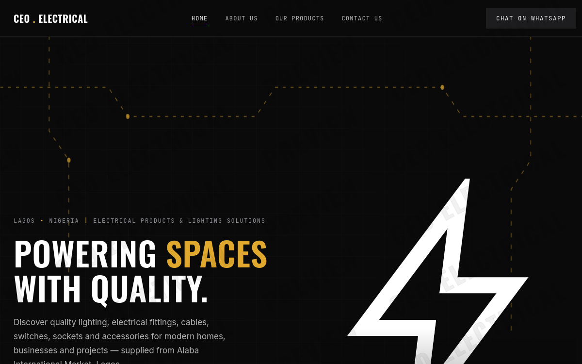 CEO Africa website interface