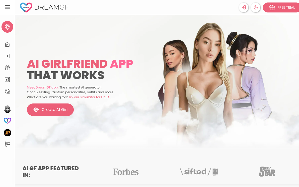 DreamGF.ai screenshot