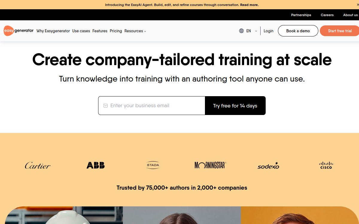 EasyAI website screenshot