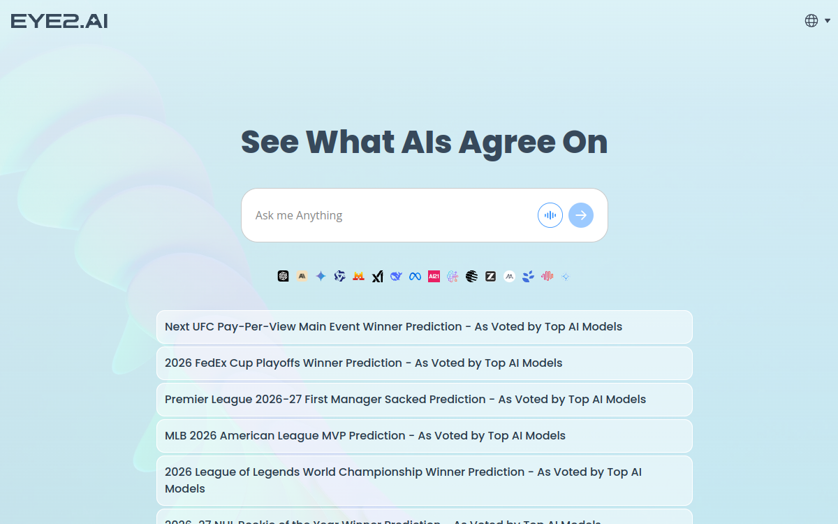Eye2.ai website screenshot