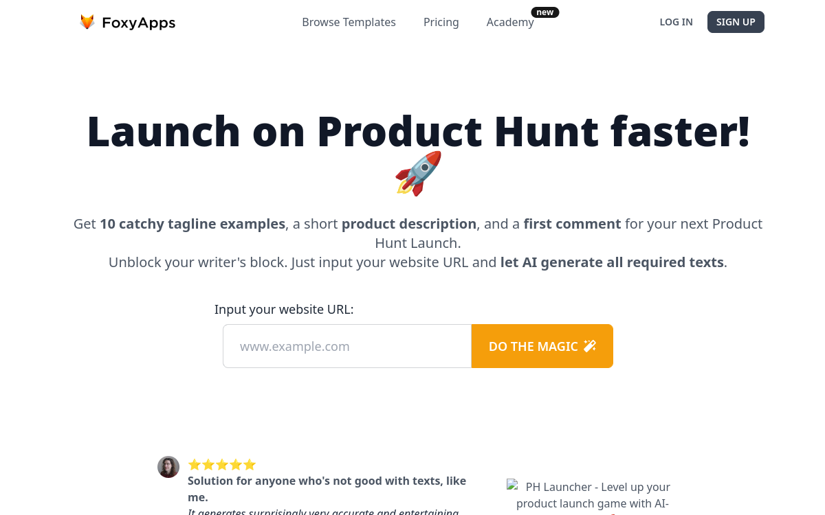 PH Launcher screenshot