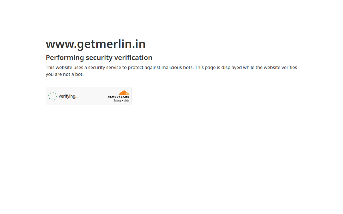 Merlin AI website screenshot