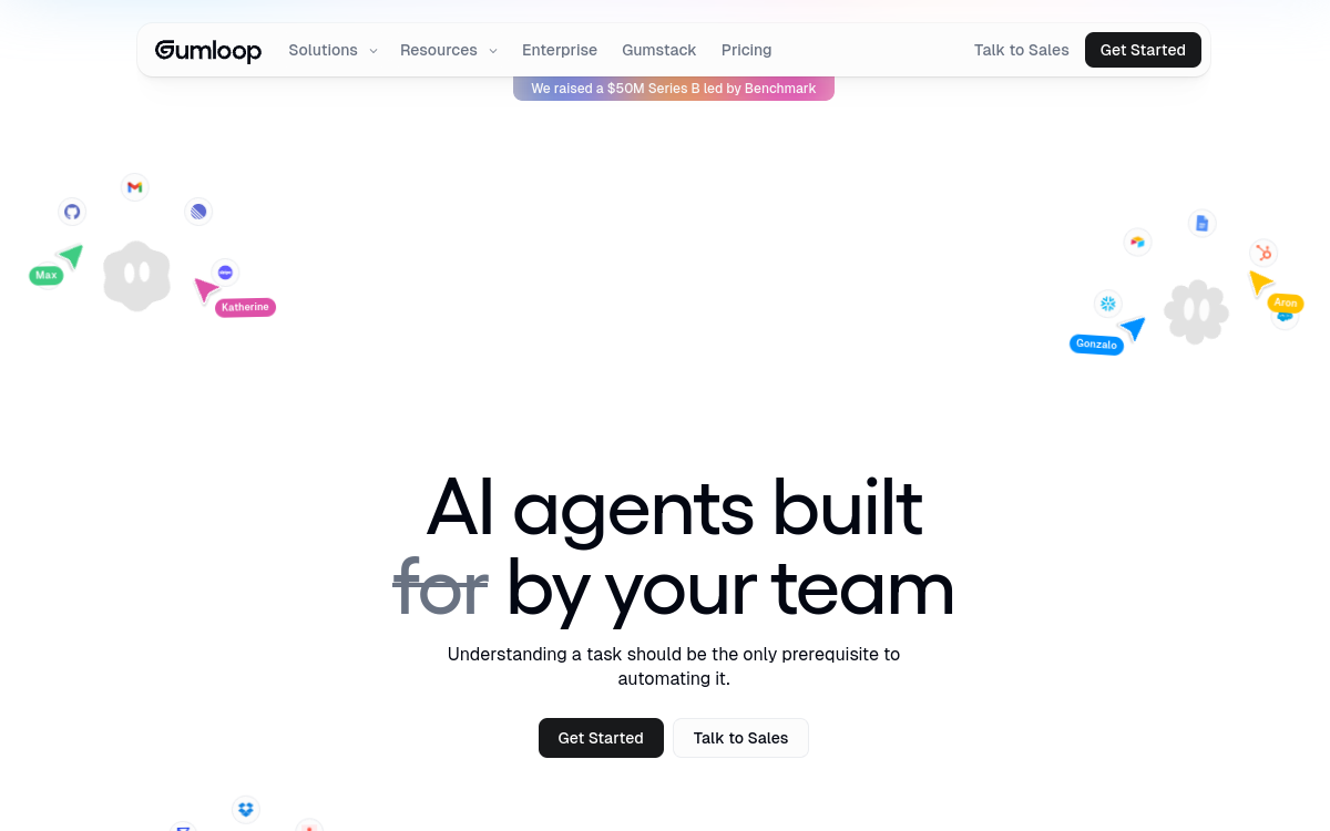 Gumloop website screenshot