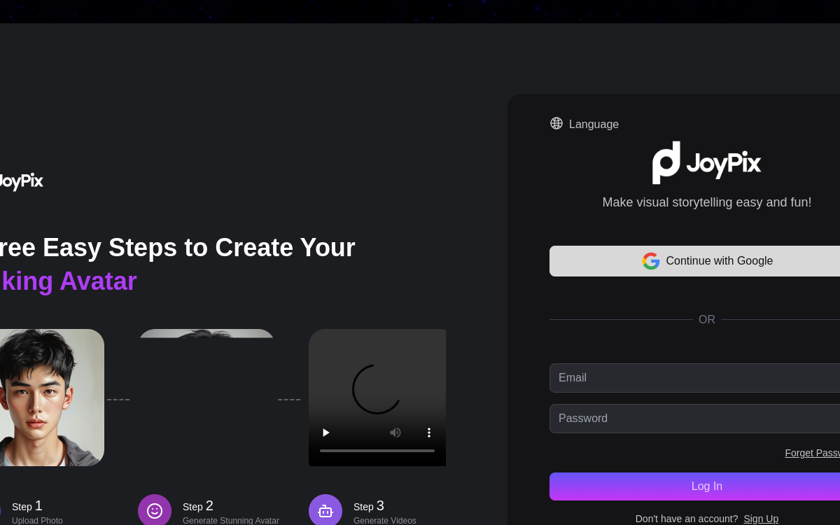 JoyPix 网站预览
