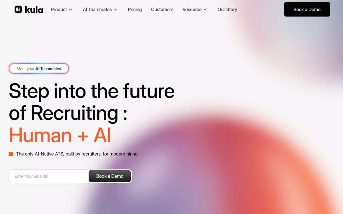 Kula AI website screenshot