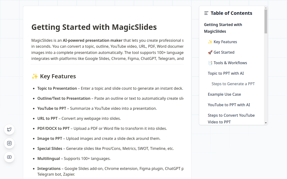 MagicSlides screenshot