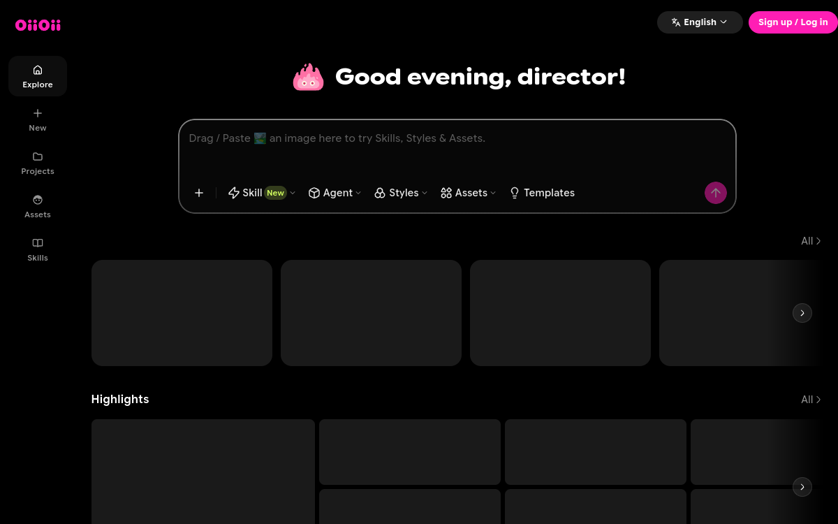 OiiOii ai website screenshot