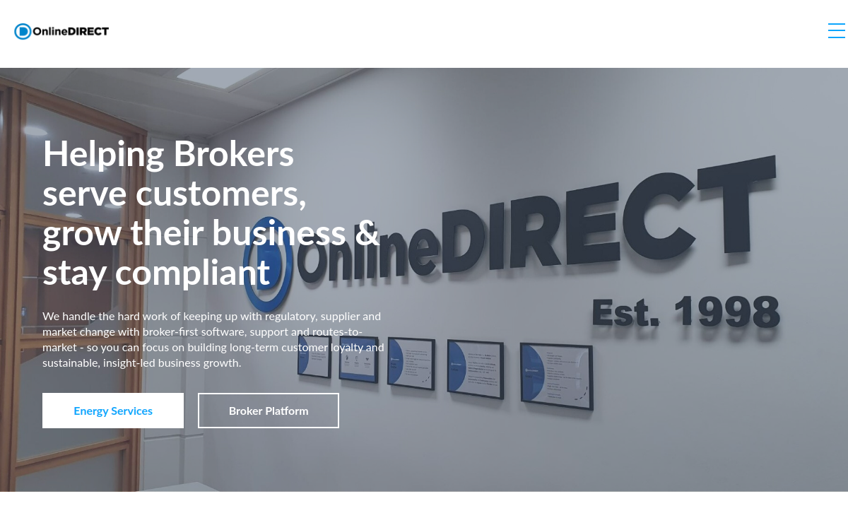 Online Direct website screenshot