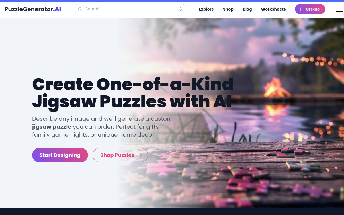 PuzzleGenerator.ai screenshot