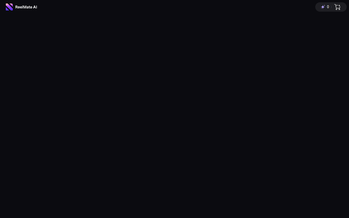 ReelMate AI website screenshot