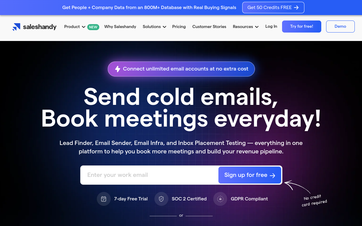 SalesHandy screenshot