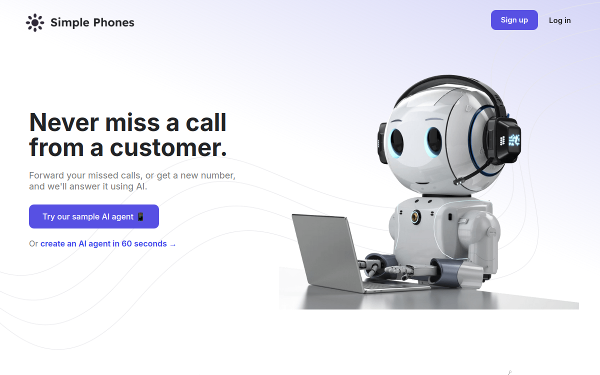 Simple Phones screenshot