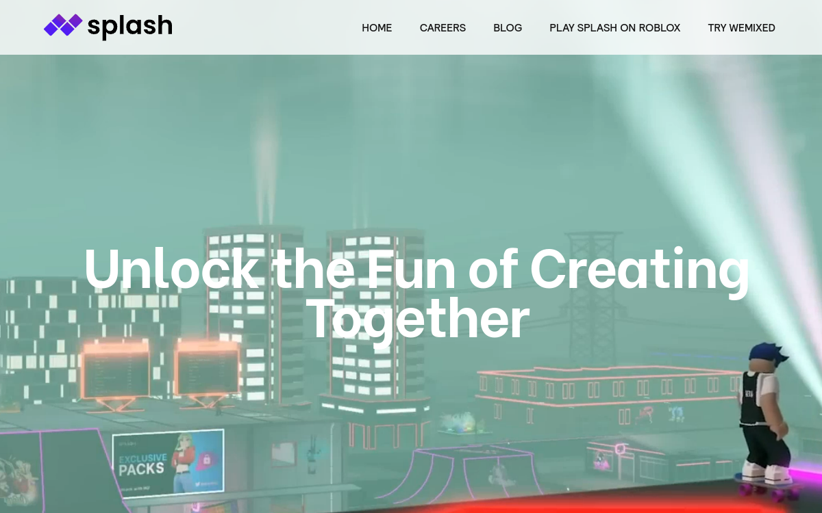 Splashmusic website screenshot