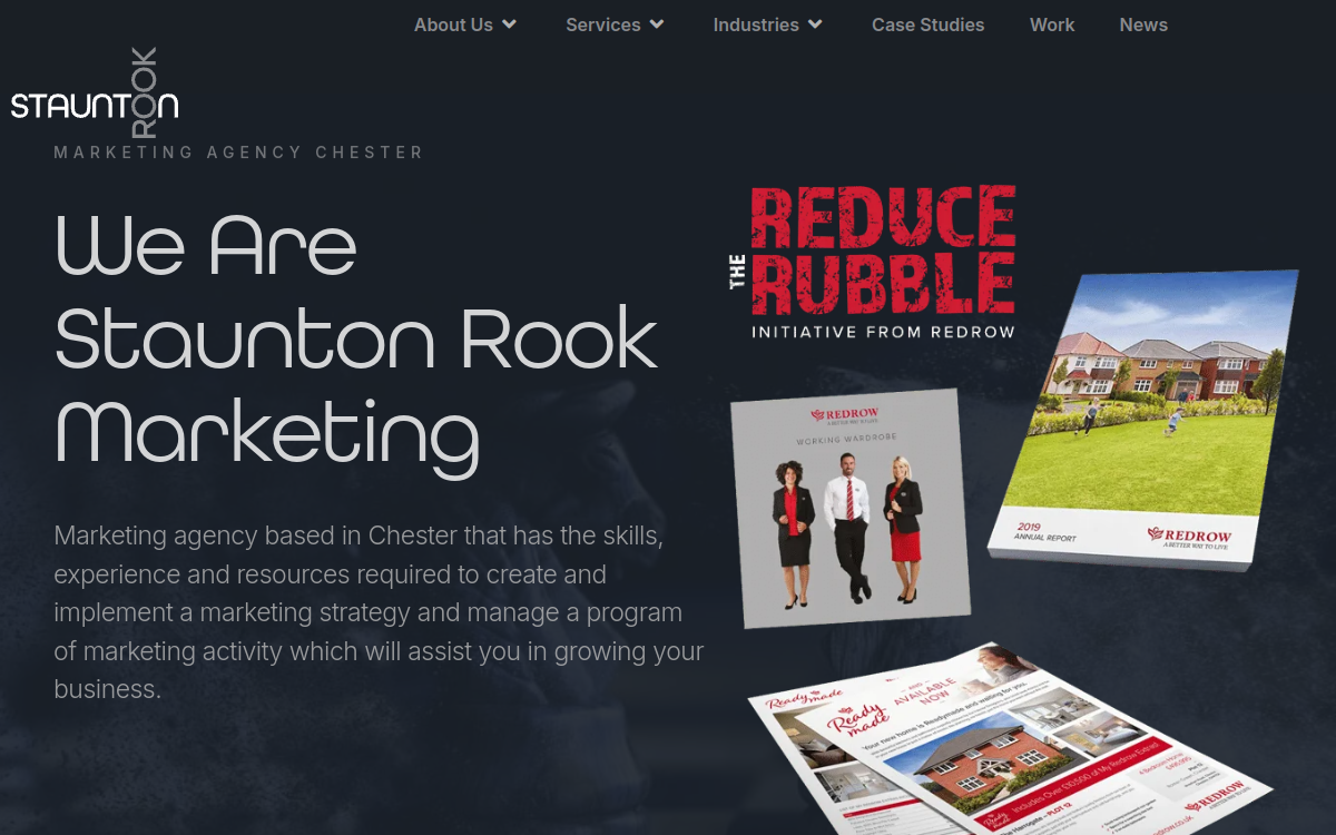 Staunton Rook homepage screenshot
