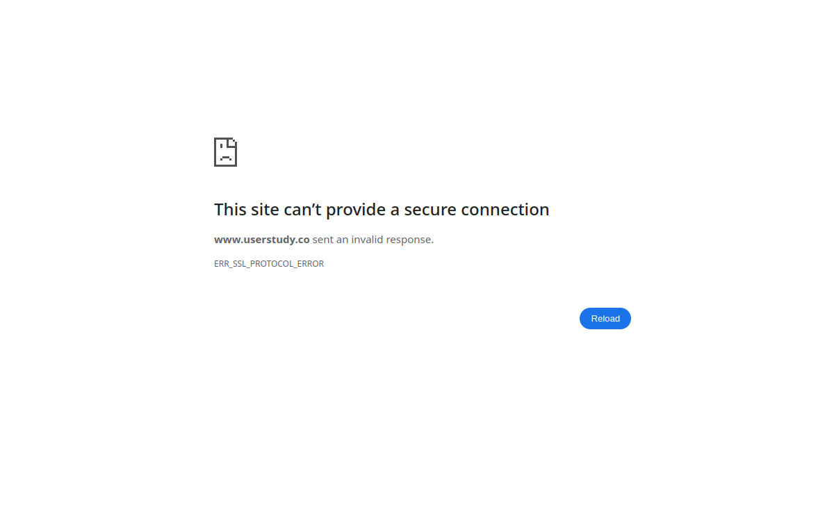 UserStudy website screenshot