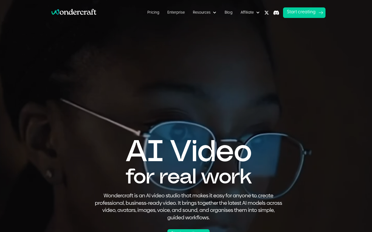 Wondercraft AI screenshot