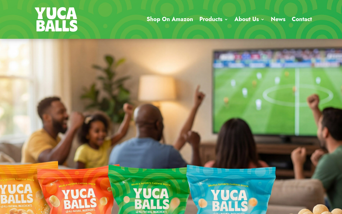 Yuca Balls desktop homepage cover