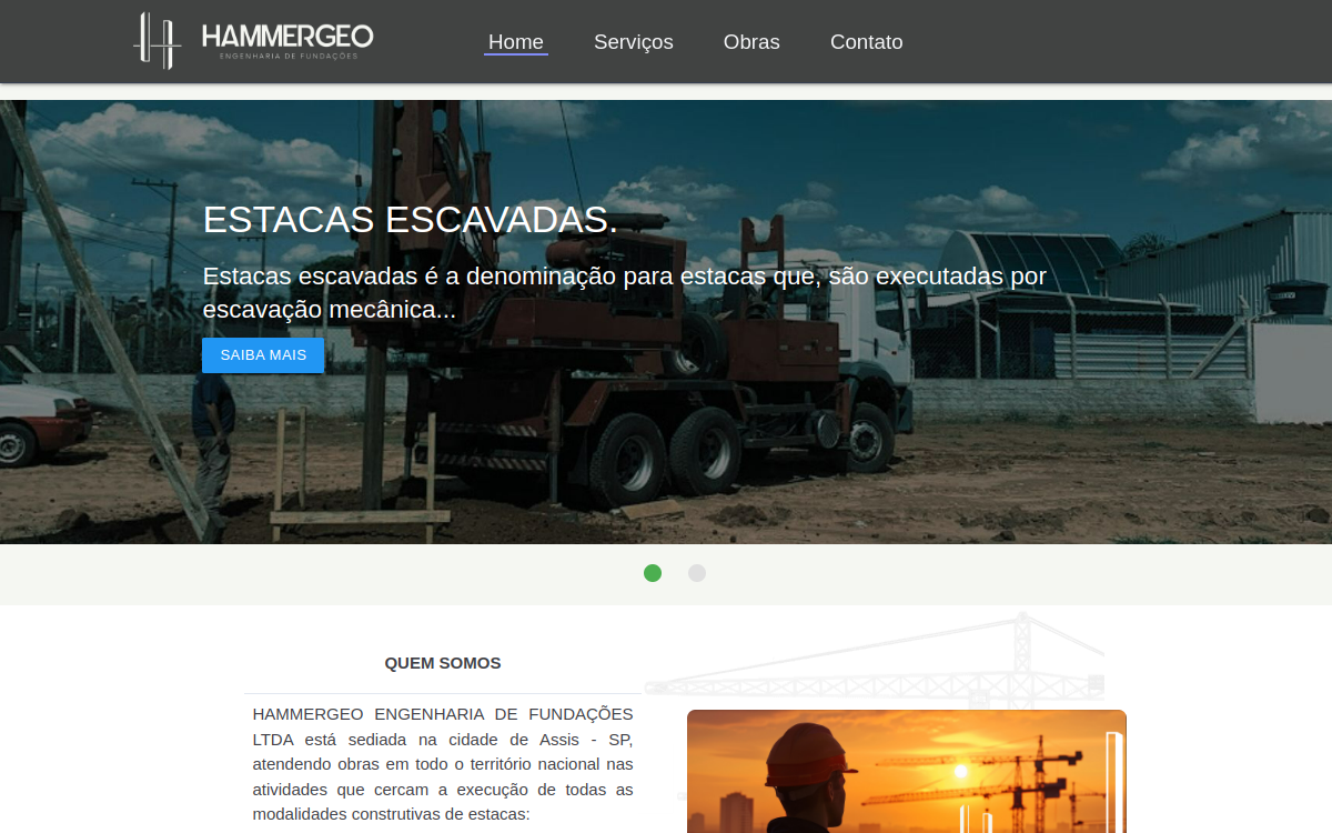 Prévia do projeto HammerGeo