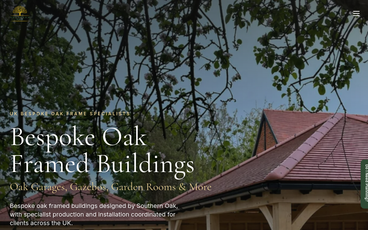 Southern Oak Ltd, Construction website design by BuzzBytes