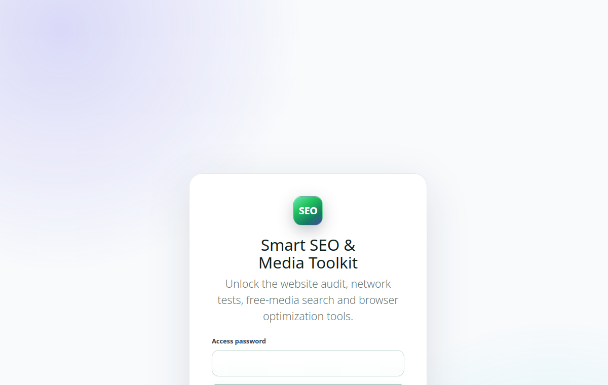 SEO & Performance test