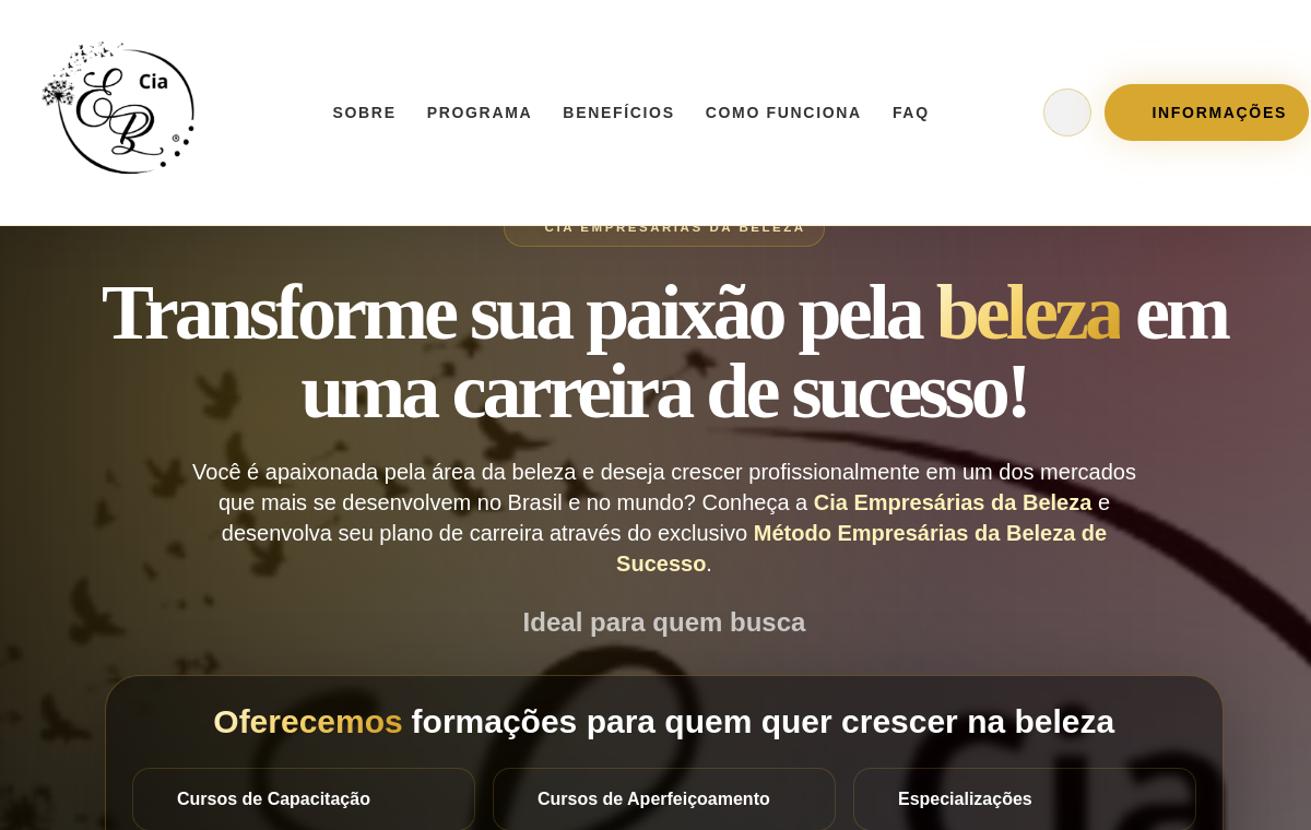Preview do site CIAEB