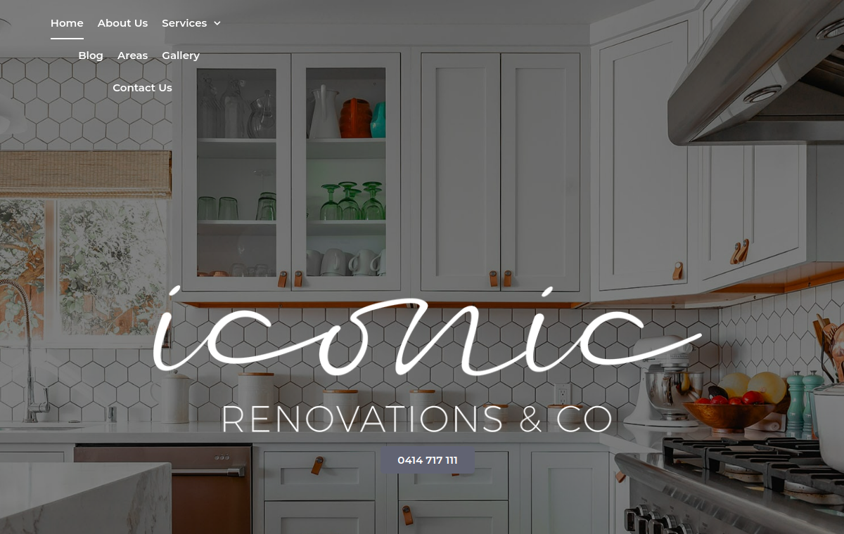 Iconic Renovations website preview