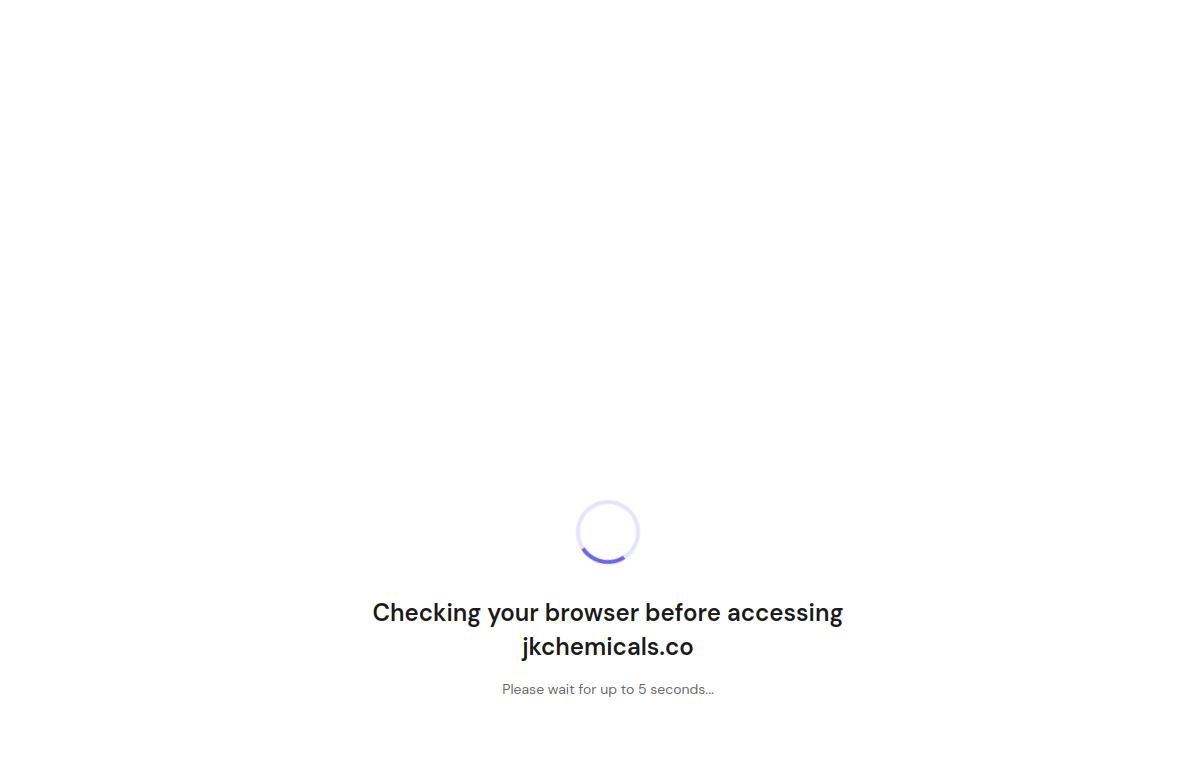 JK Chemicals website screenshot