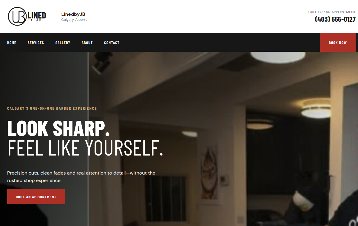Lined by JB website preview