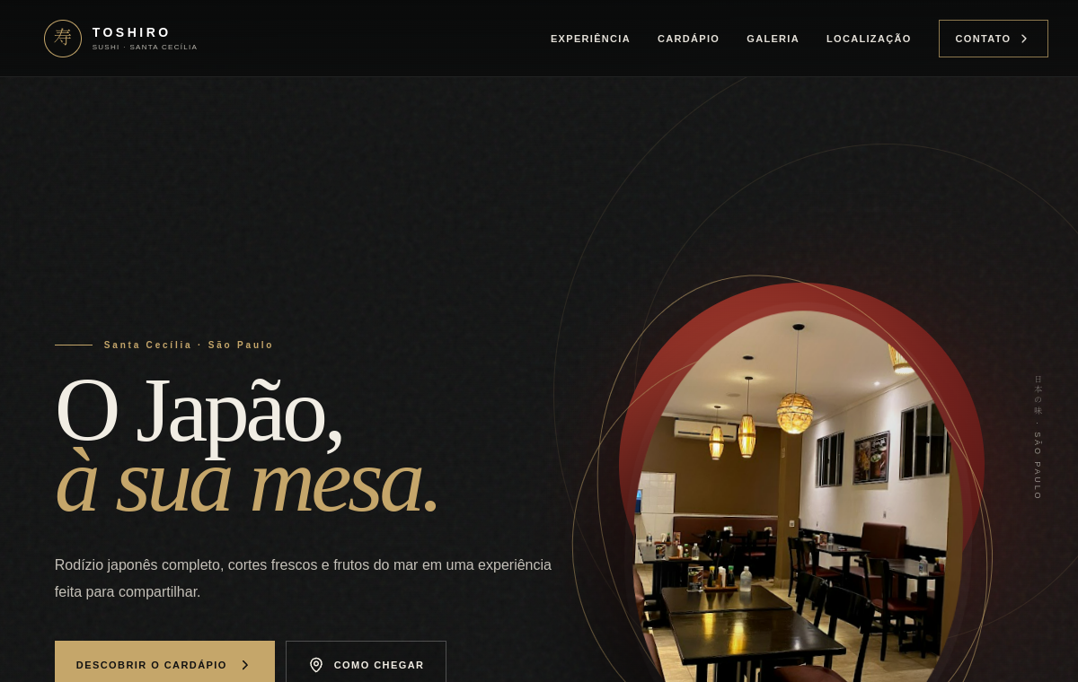 Toshiro Sushi — Santa Cecília — Demonstration project
