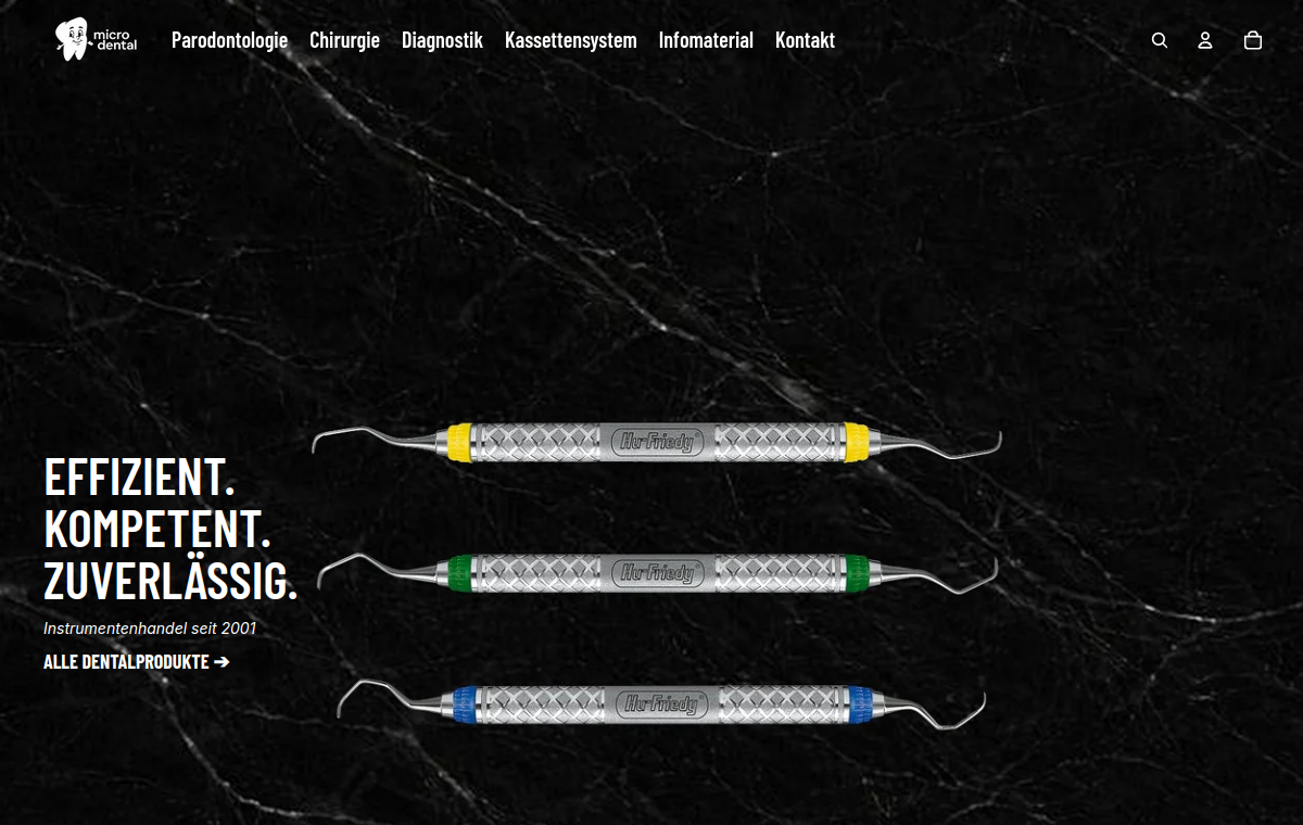 Vorschau der Website micro dental