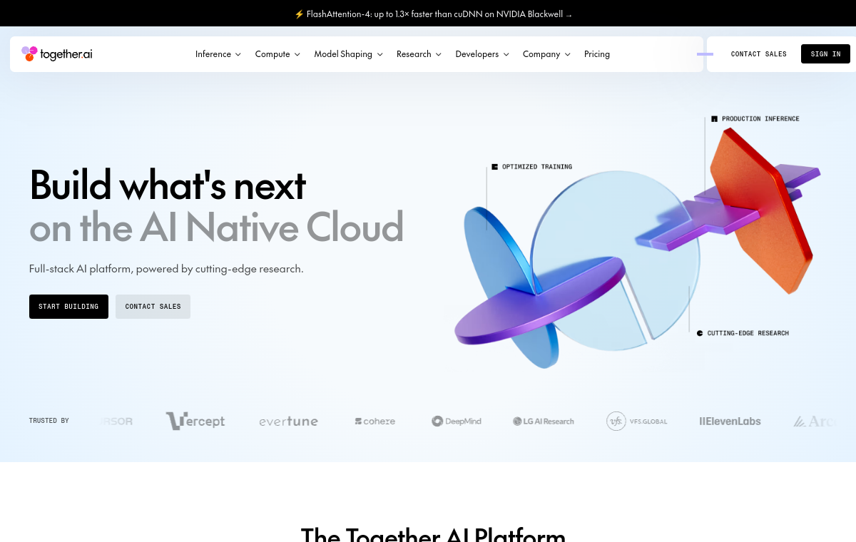 Together.ai-inspired DESIGN.md screenshot