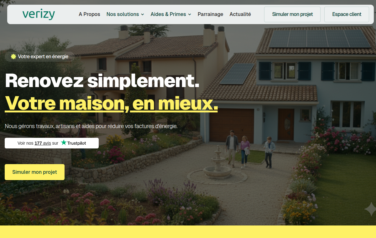Aperçu du site Verizy