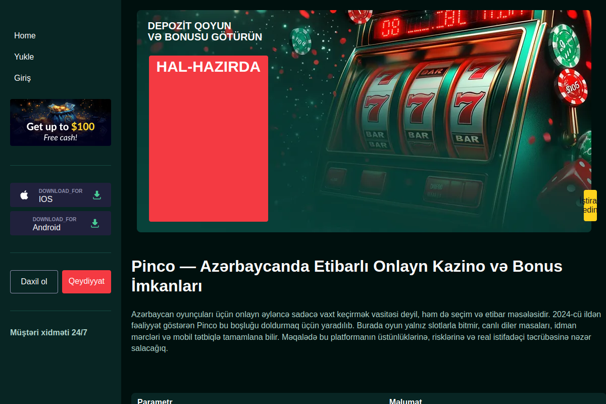 Screenshot of the Analogenie website