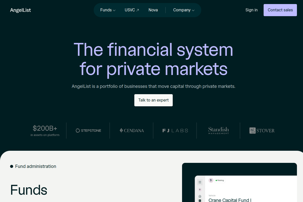 Screenshot of the Relay website
