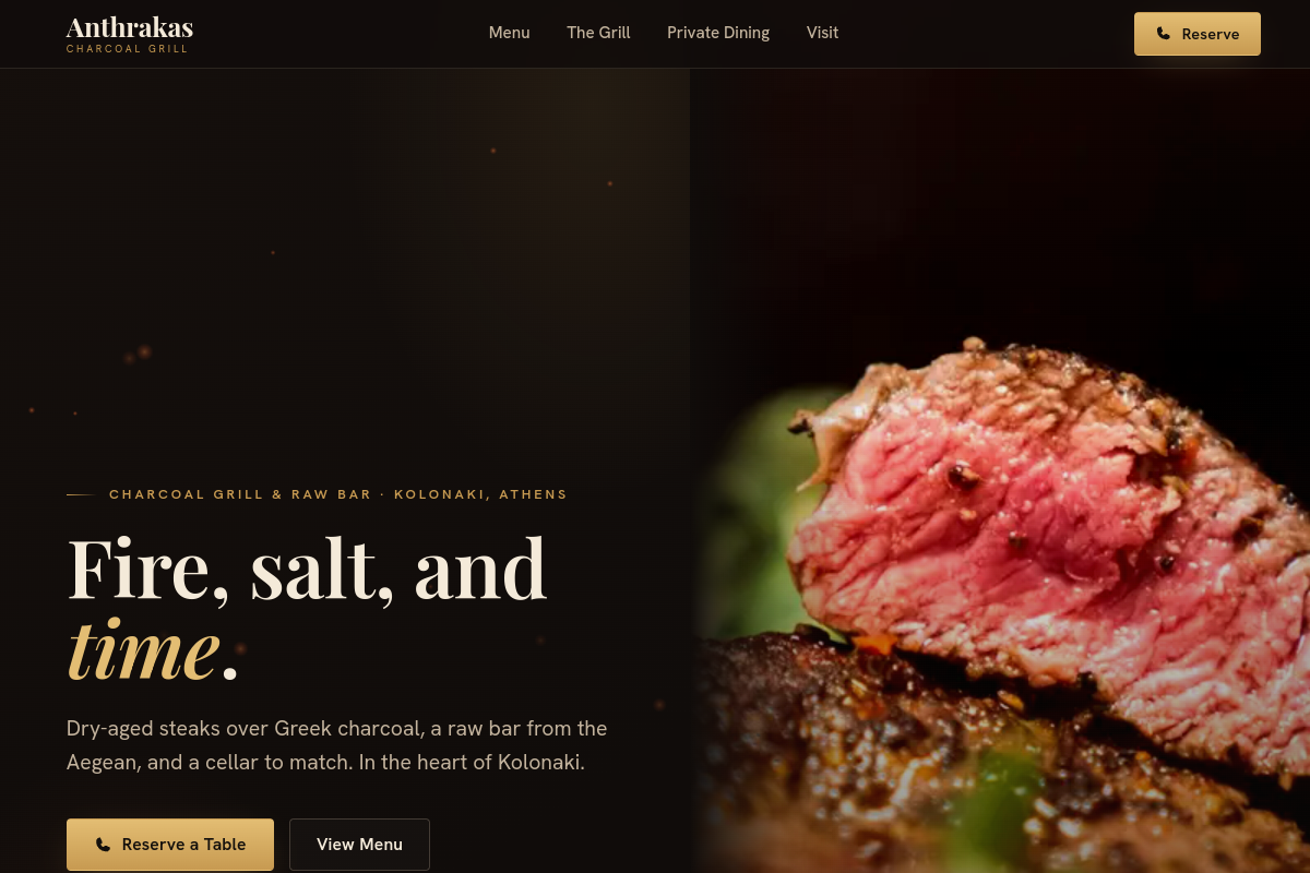 Anthrakas website preview