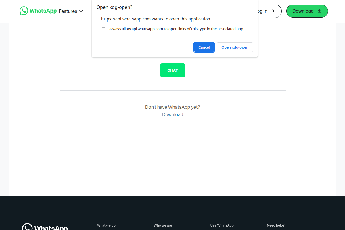 Screenshot of the Whatsapp Fact Checker Bot website