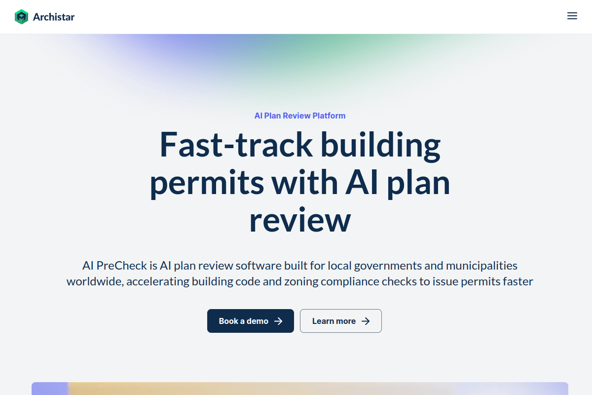 Screenshot of the Archistar website