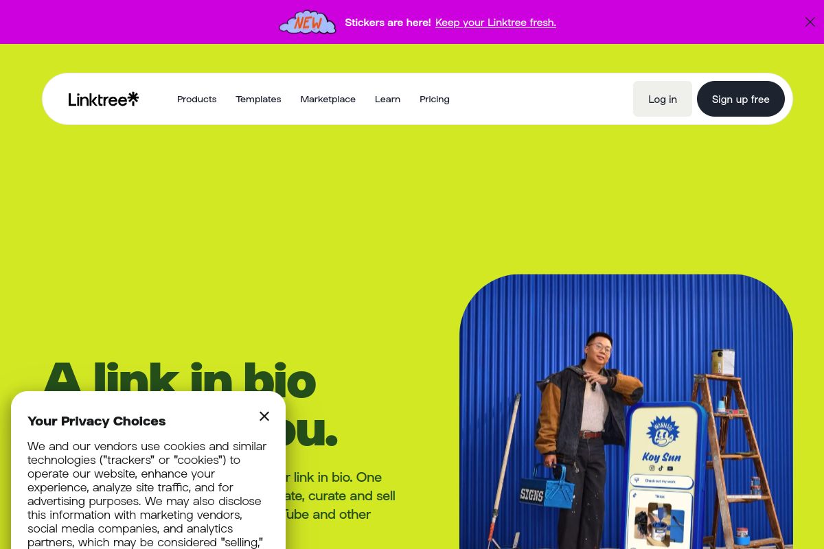 Screenshot of the Aistote website