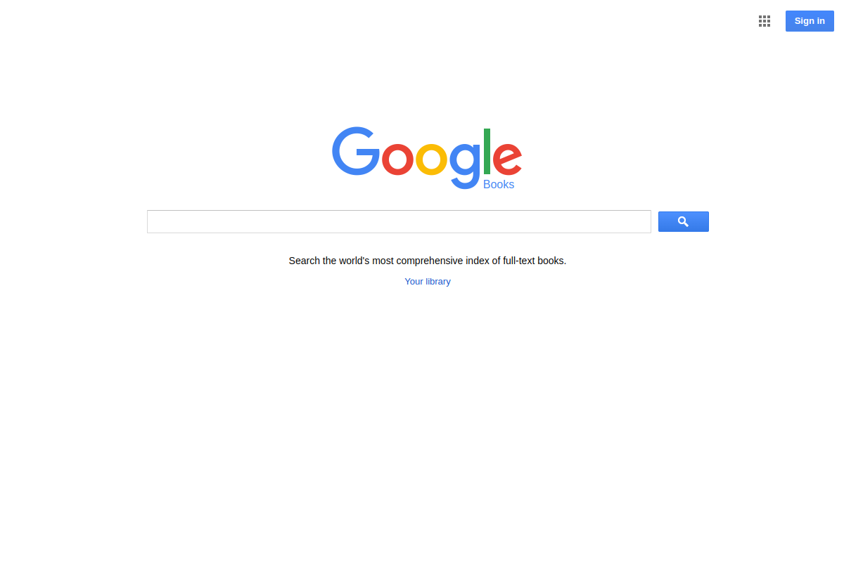 Screenshot of the Talk to Books website