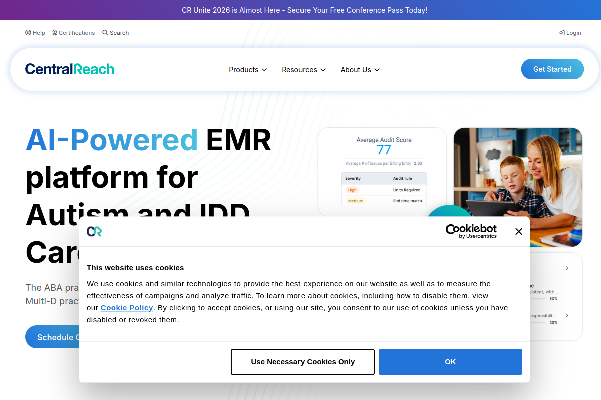CentralReach screenshot 1