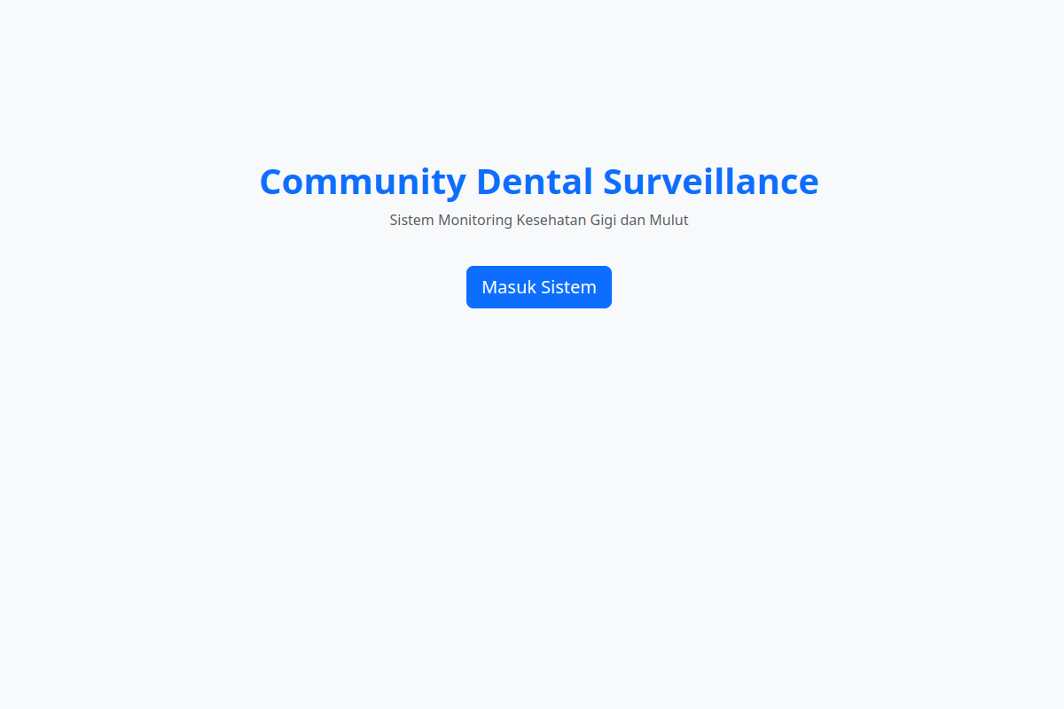 Community Dental Surveillance
