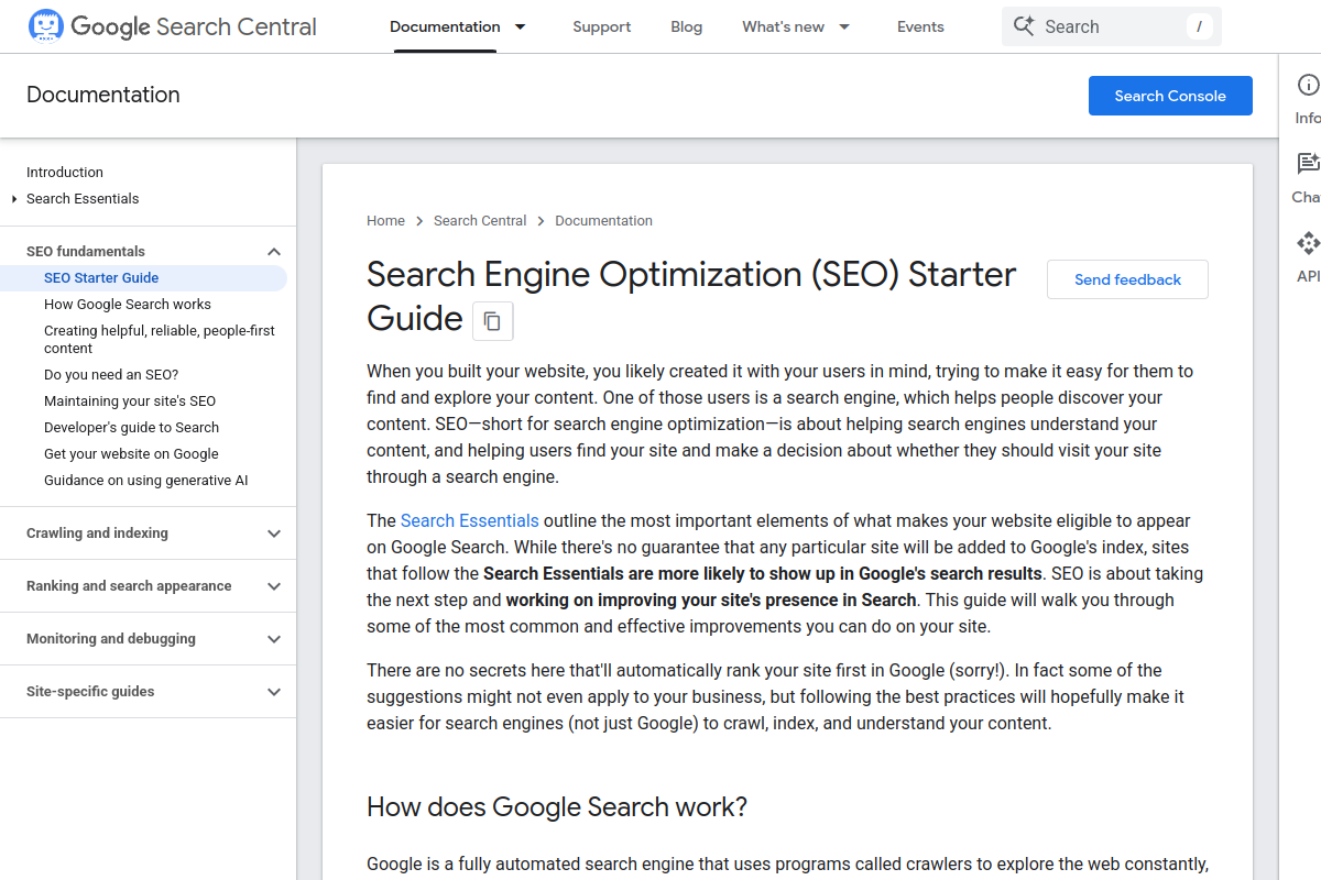SEO workflow planning board