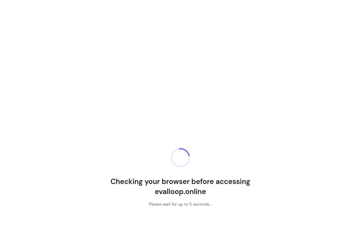 Screenshot of Evalloop
