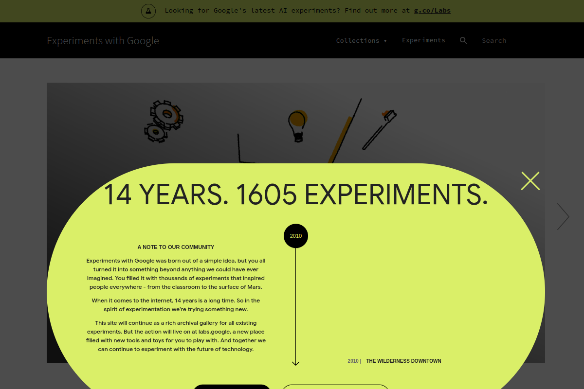 Screenshot of the Infinite Drum Machine website