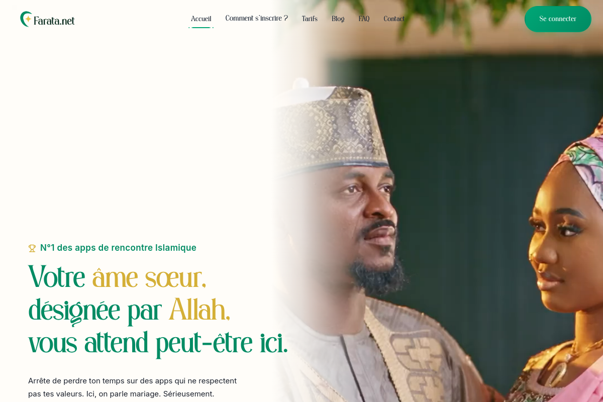 Capture du site Farata
