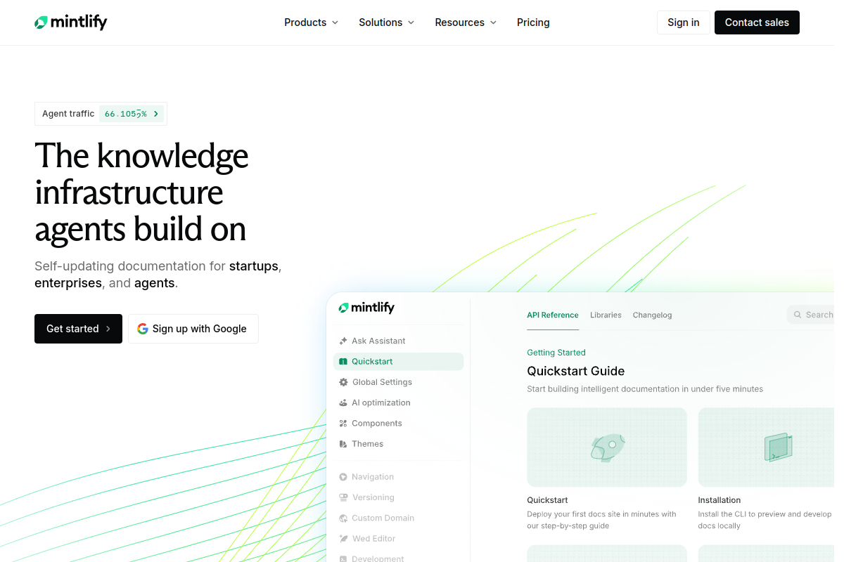 Screenshot of the Figstack website
