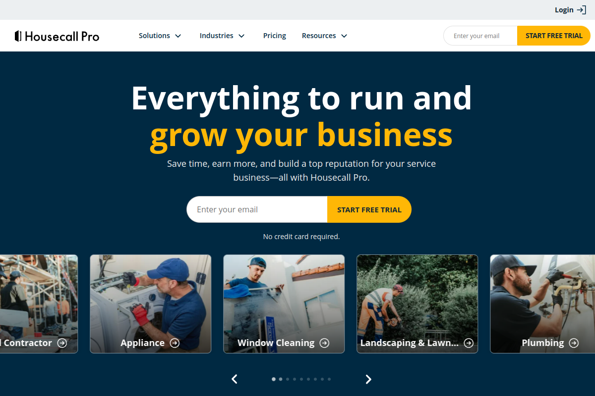 Housecall Pro screenshot 1