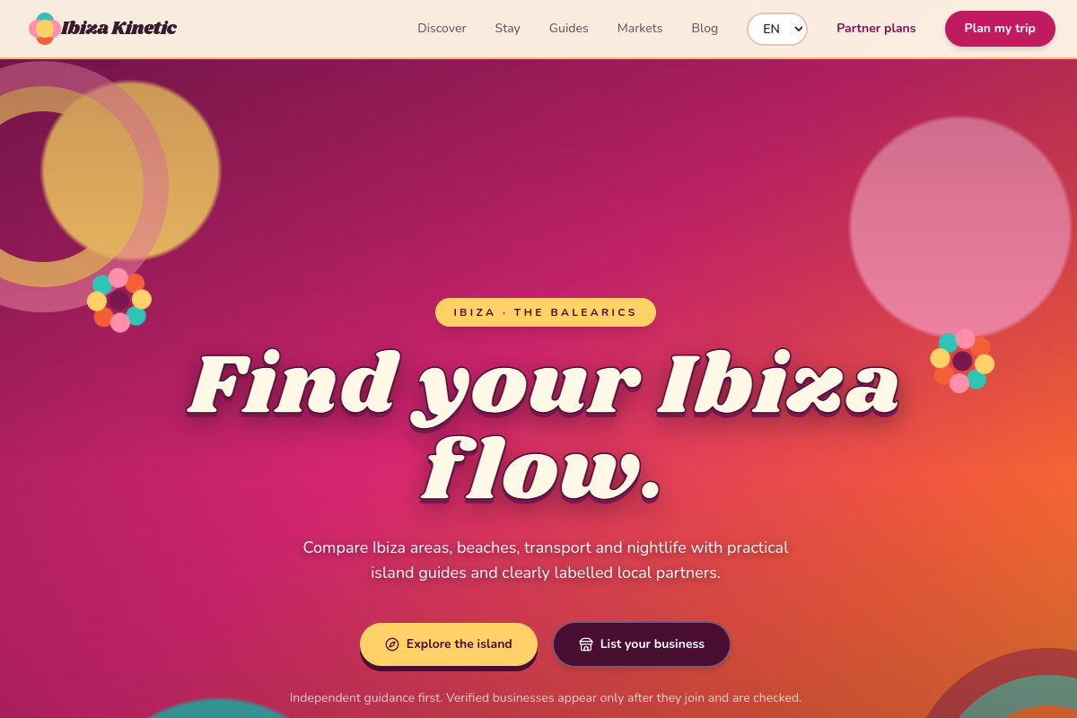 Ibiza Kinetic destination guide preview