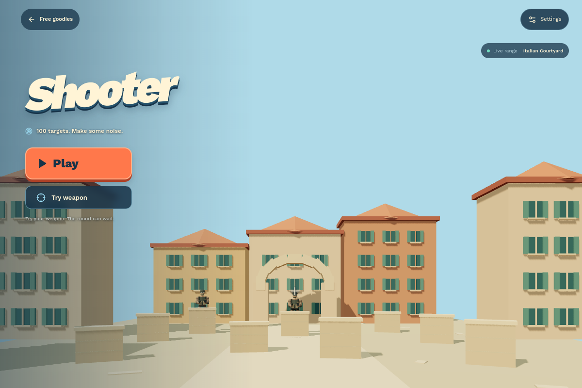 Screenshot of Indie Goodies Shooter